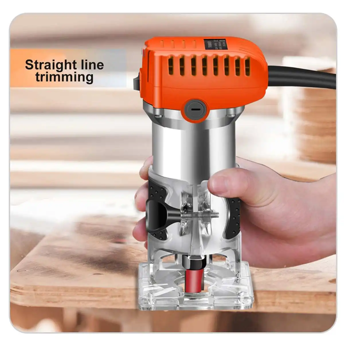 3000W 35000Rpm 6 Tốc Độ Gỗ Cầm Tay Bằng Điện Tông Đơ Cắt Gỗ Làm Khe Cắt Tỉa Máy Gỗ Router Joiner Bộ Phích Cắm Châu Âu