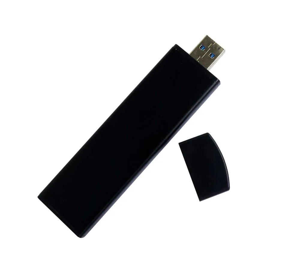 USB Inline B + M M.2 NGFF (SATA) SSD ไปยัง USB 3.0 Hard Disk BOX