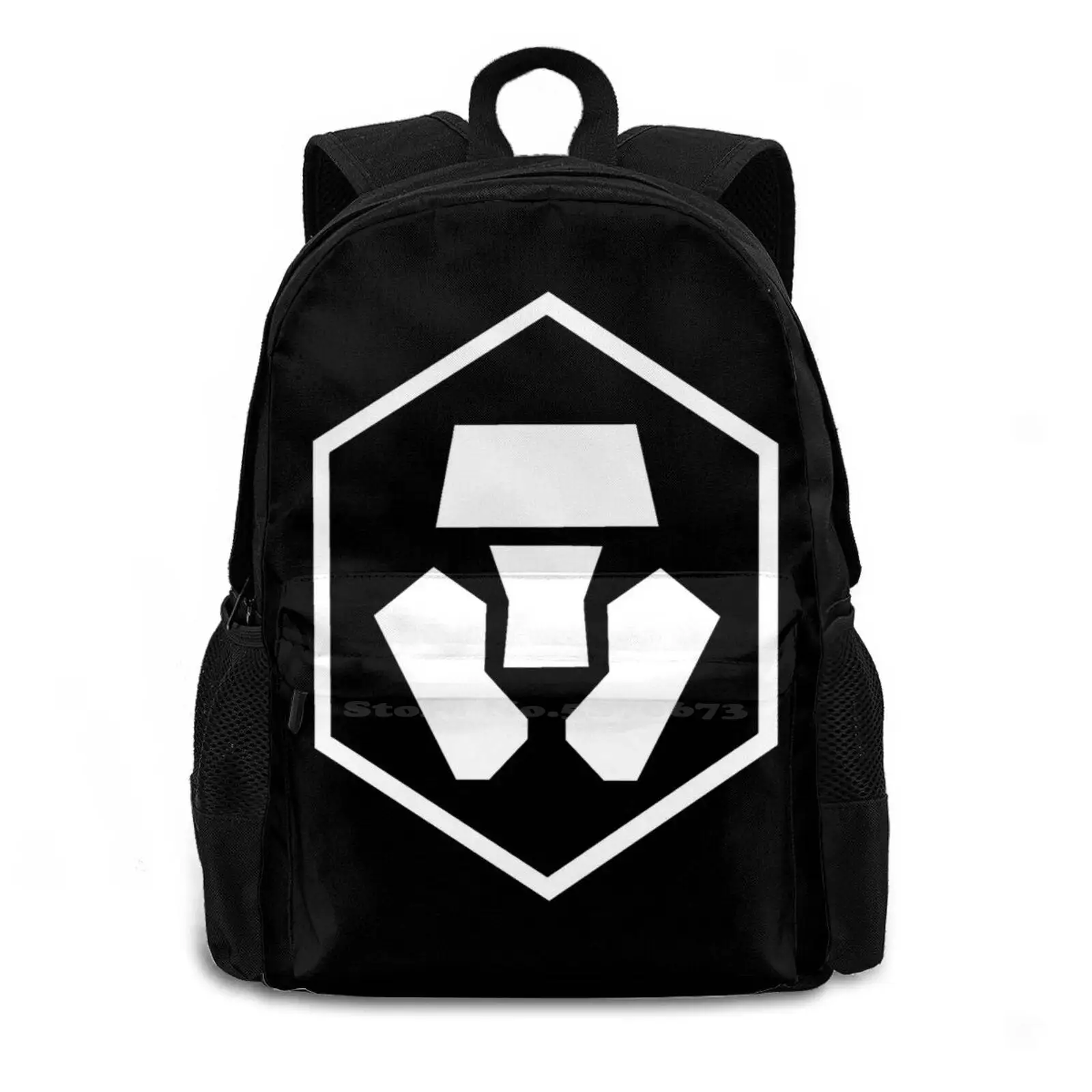 Crypto.com Backpacks For School Teenagers Girls Travel Bags Crypto Com Crypto Cryptocurrency Bitcoin Ethereum Litecoin Dogecoin