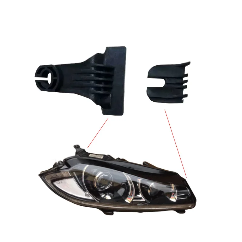 

Комплект для автомобильной фары Jaguar XF 2012-2015, кронштейн, запасные части, черная пластиковая лапа, крепление ножек, Ремонтный комплект, Сварочная модель