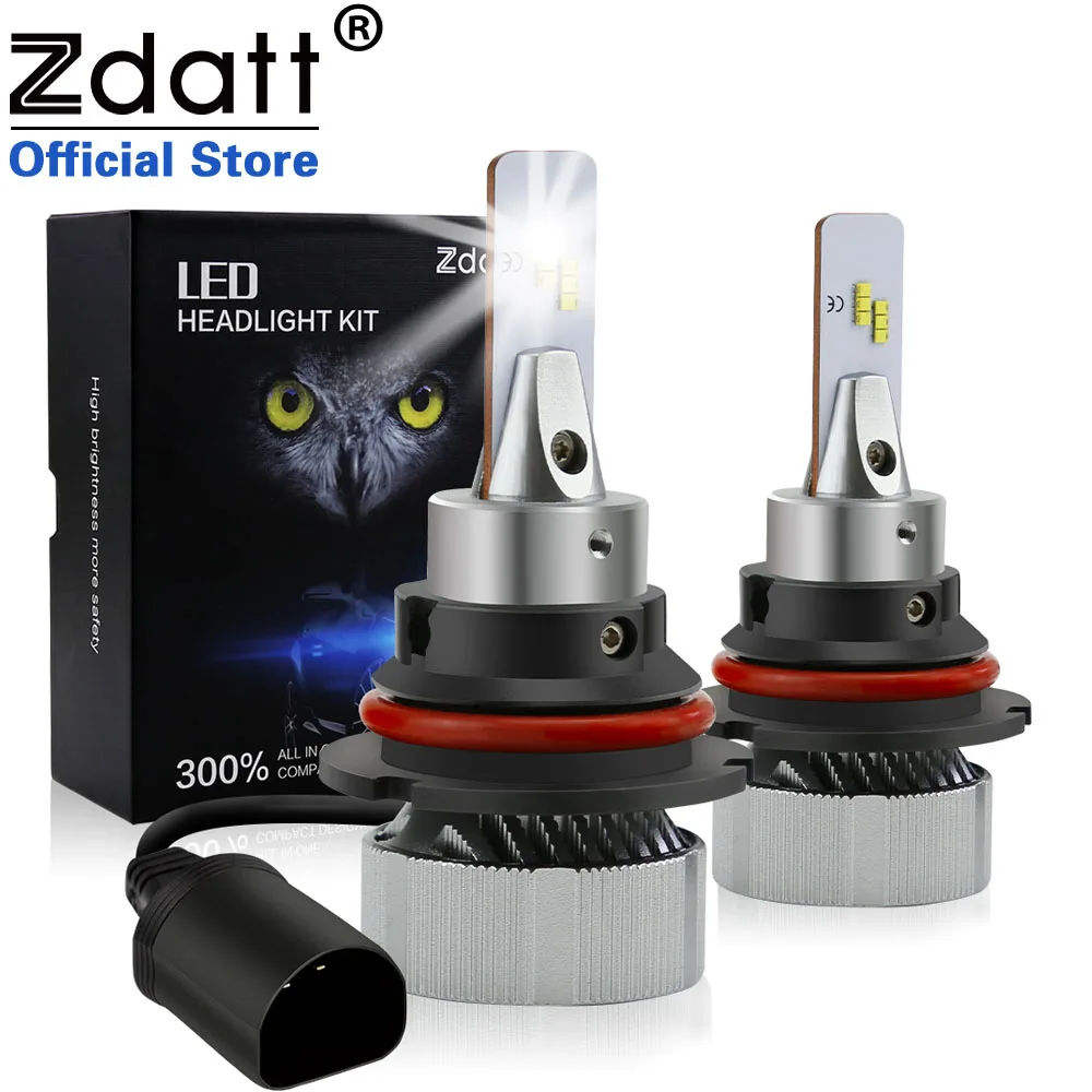 

ZDATT H7 Canbus Led Bulbs 6000K White Light LED H4 H11 HB3 9005 HB4 9006 H8 H1 Headlights 9004 9007 9008 12V 20000LM For Lens