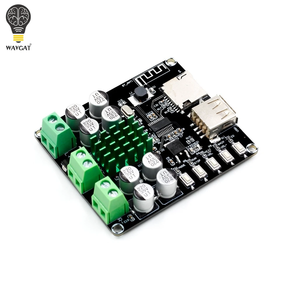 TPA3116D2 XH-M422 DC12-24V 50W + 50W Bluetooth 4.0 amplifier board TPA3116 With Bluetooth U disk TF card player VHM-302