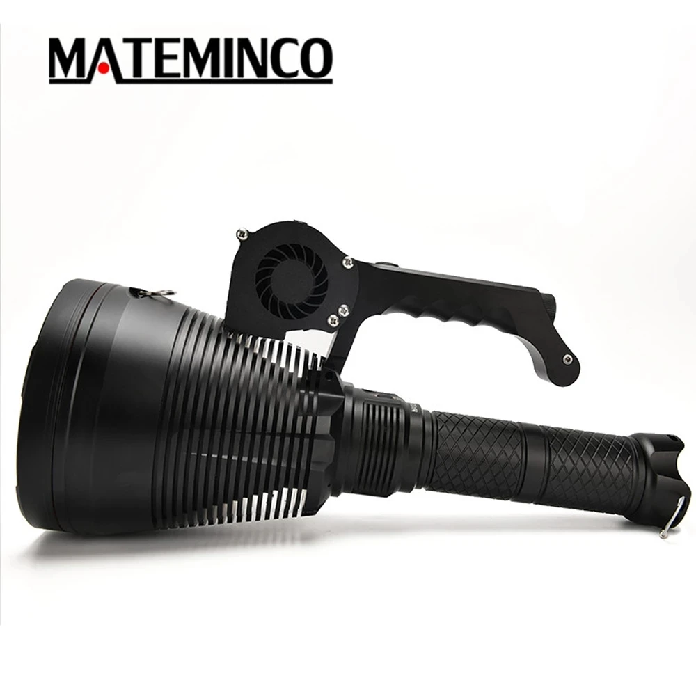 Imagem -03 - Mateminco Mt90 Plus Super Poderoso Lanterna Kit Sbt90.2 Led Max 7500 Lumens de Longa Distância Feixe 3162 Metros 3.4kg Busca Tocha