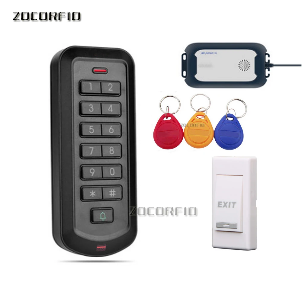 Access Control Kits Wireless 2.4GHZ Electric Door Lock Security Door With Password Keypad