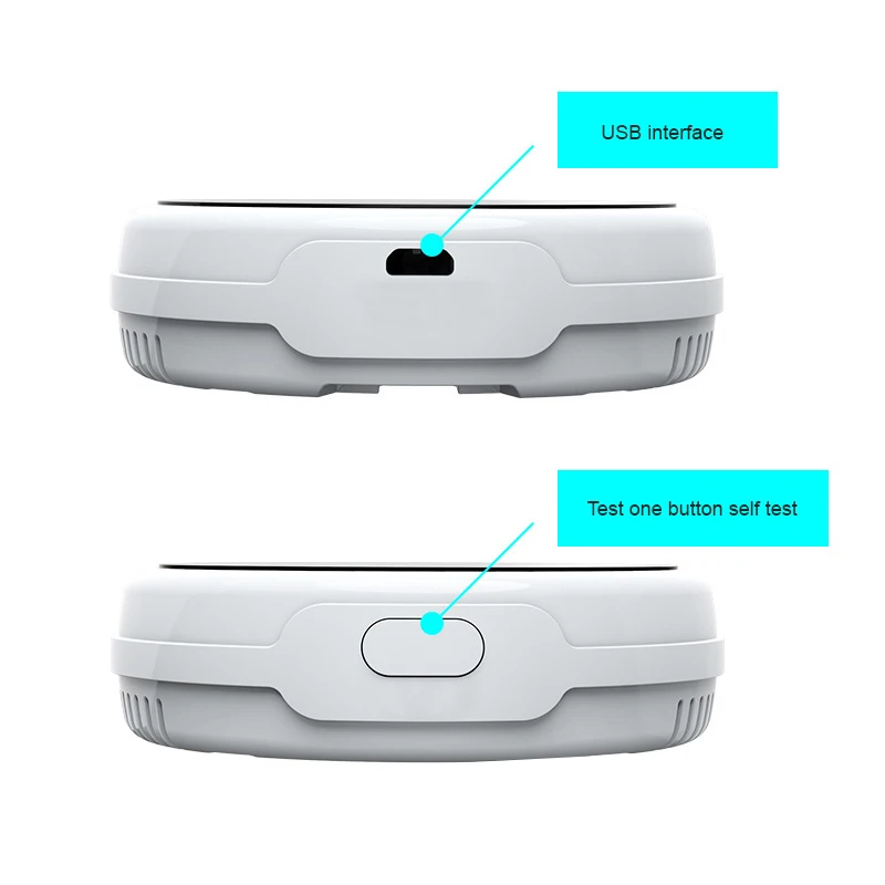 Sensor de Gas Natural para el hogar, alarma inteligente de Gas LPG con Wifi, USB, Detector de fugas, detectores de temperatura, Tuya Smart