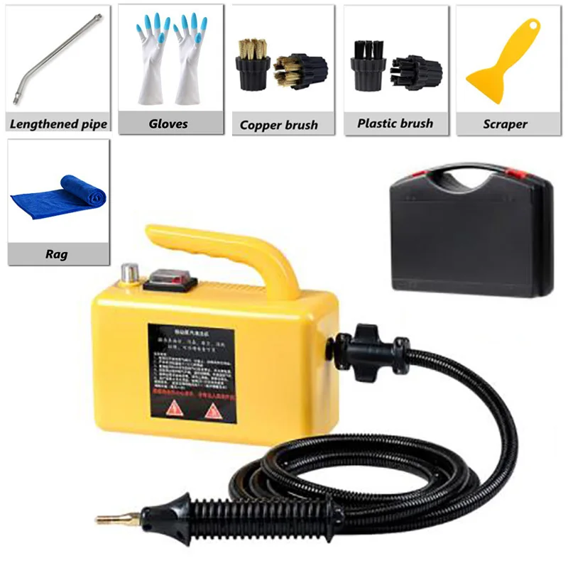 2600W Hoge Temperatuur Stoomreiniger Voor Motorkap Airconditioner Auto Mobiele Reinigingsmachine Pompen Sterilisatie Desinfector