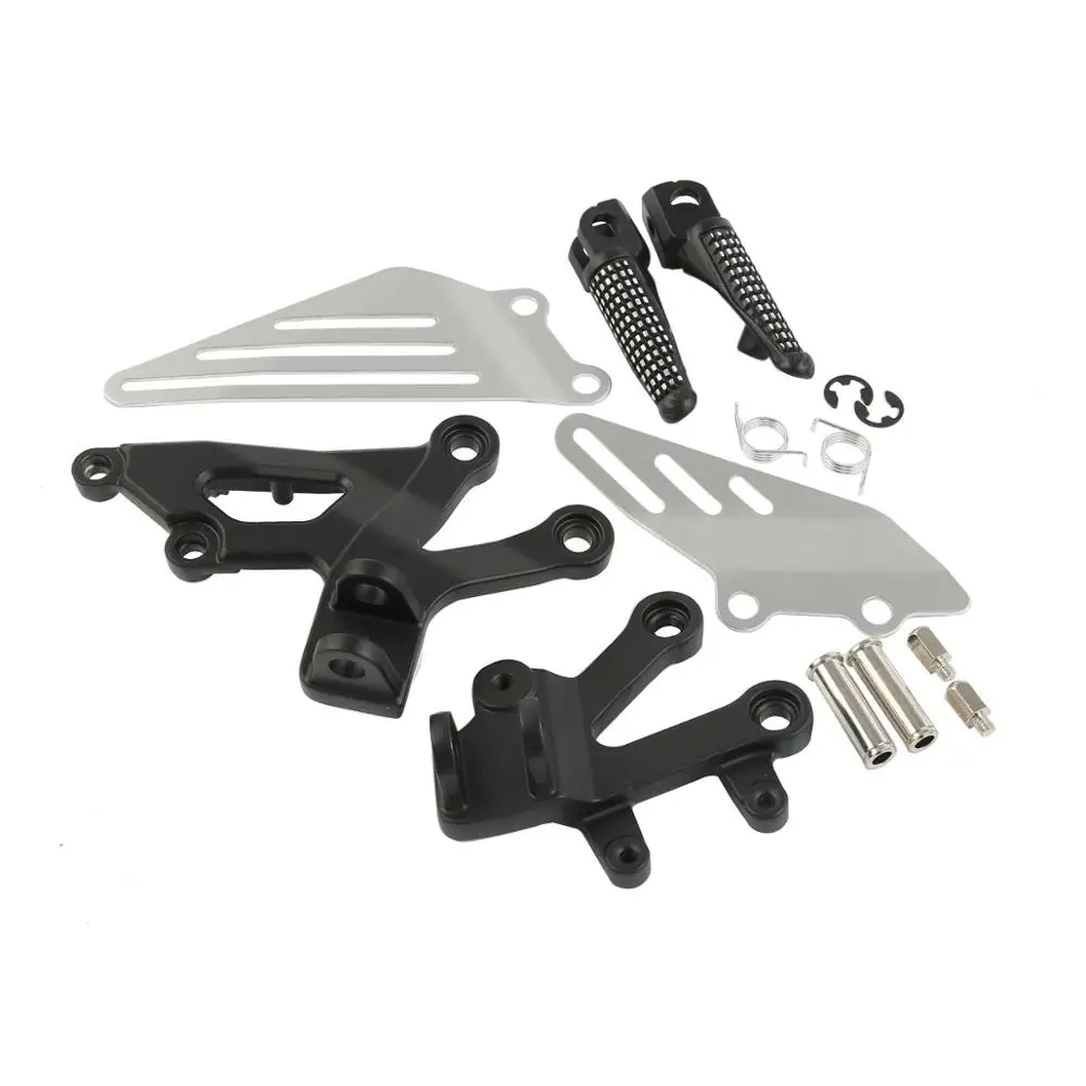 Motorcycle Front Foot Pegs Footrests Bracket For Kawasaki Ninja ZX12R 2002-2005 2003 04