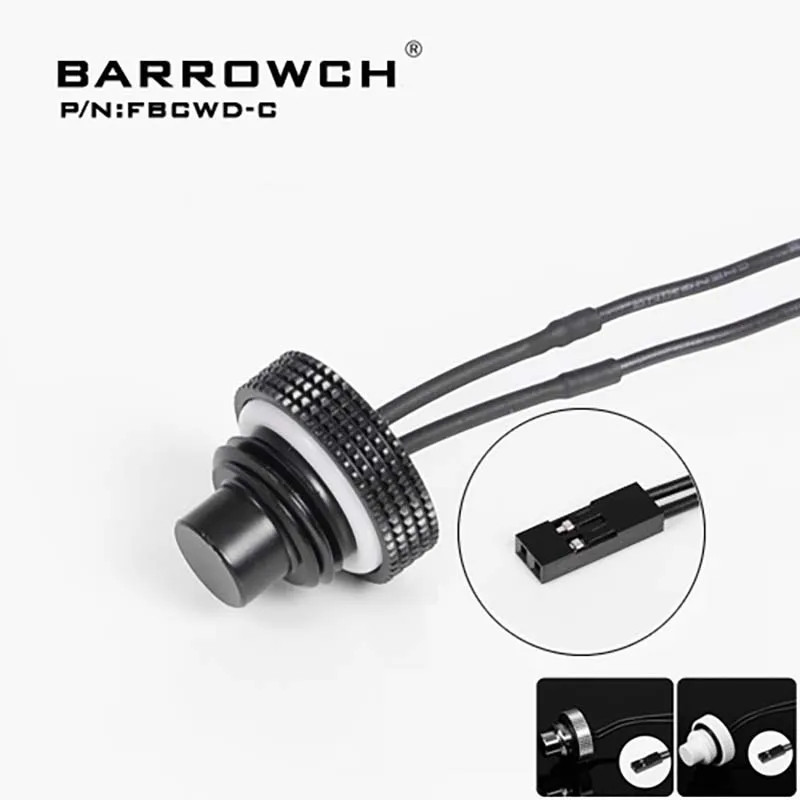 Barrowch PC water cooling fittings Temperature Sensor Stop plug Fitting for water cooler building FBCWD-C