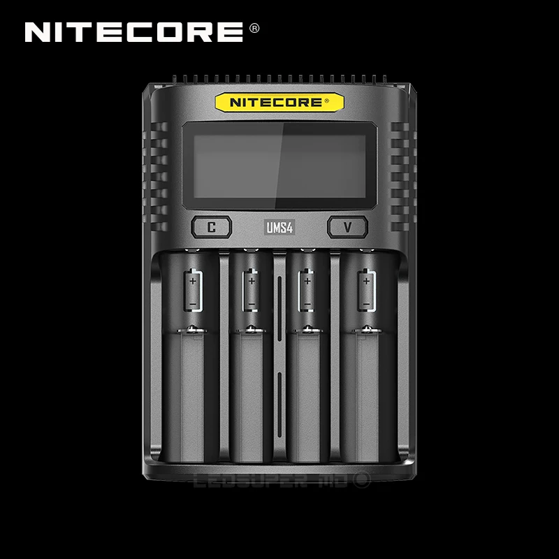 LCD Display NITECORE UMS4 / UMS2 Intelligent USB Four-slot Superb Charger