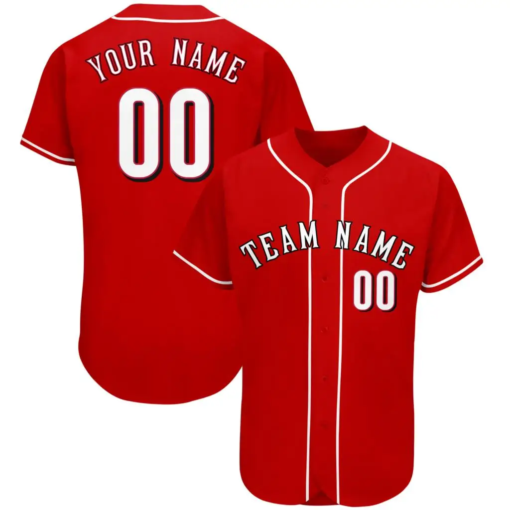 

High Quality Baseball Jersey Print Team Name,Number Casual Athletic Breathable Soft Button-down for Men/Women/Kids Big size