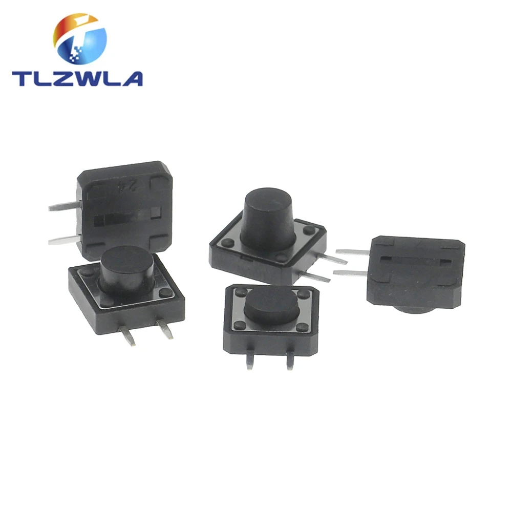 10PCS Touch Switch 12*12 Side Two Feet 4.3/5/5.5/6/6.5/7/7.5/8/8.5/9/9.5/10/11/12/13/14/15 12X12MM Button Switch