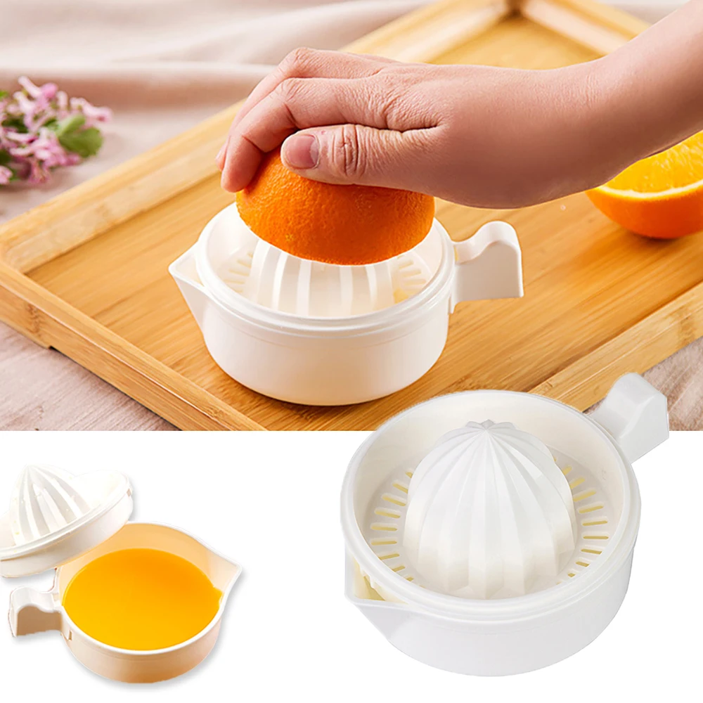 Exprimidor Manual de cítricos portátil, herramienta de cocina de plástico, exprimidor de naranja y limón, máquina exprimidora de frutas