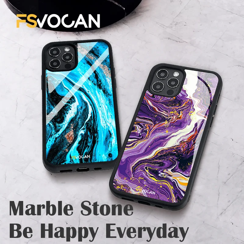 Geometric Marble Phone Cover For iPhone Stone Texture Case For iPhone 16 15 11 12 13 Pro Max 14 Plus X XR XS Smartphones Coque