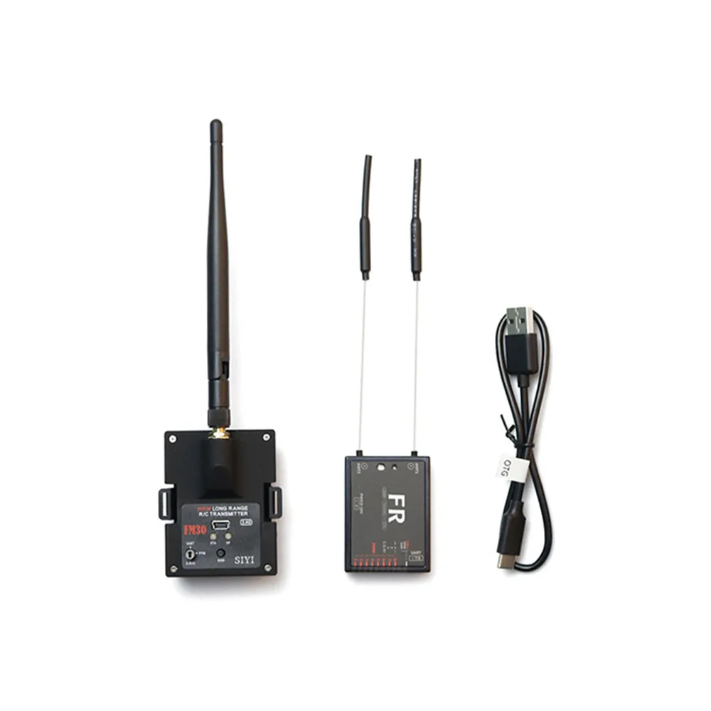 30KM Long Range SIYI FM30 Radio Module with Datalink Telemetry Bluetooth Receiver OpenTX Racing Drones 2.4G FM30 Transmitter