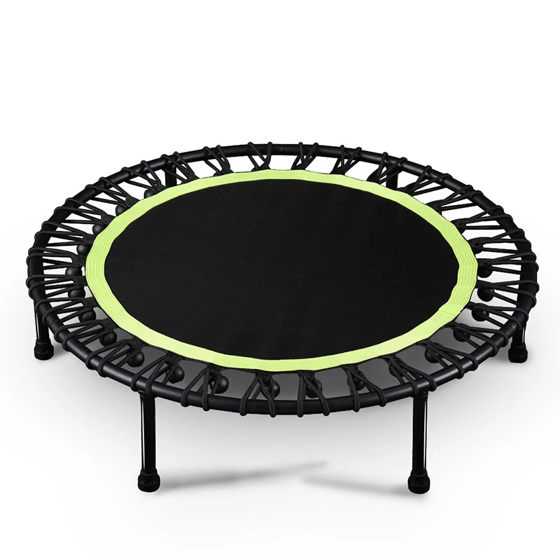 40 Inch Foldable Fitness Jump Trampoline For Adults Indoor Aerobic Sport Bodybuilding Exercise Training Elastic Jump Trampolines