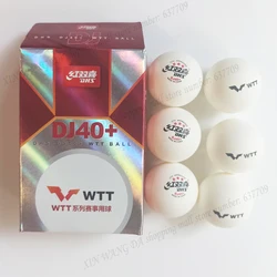DHS DJ40 + 2021 WTT 2020, Tokyo ITTF Table Tennis Ball for Table Tennis Racket, ping pong Game, Original
