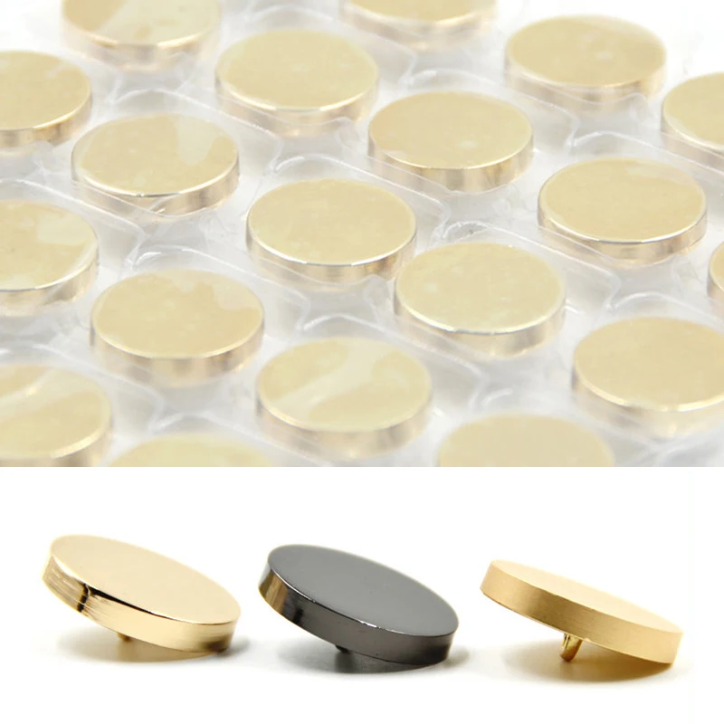 Metal Buttons 10Pcs Mix And Match A Variety Of Sizes, Decorative Crafts For Needlework DIY Clothing Sewing Decoration