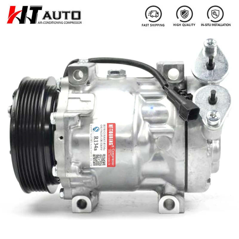 SD7V16 AC Compressor For Volvo C30 C70 S40 V40 V50 V70 1438877 1439594 1465439 1677171 31291882 36000271 36000990 13558091353483