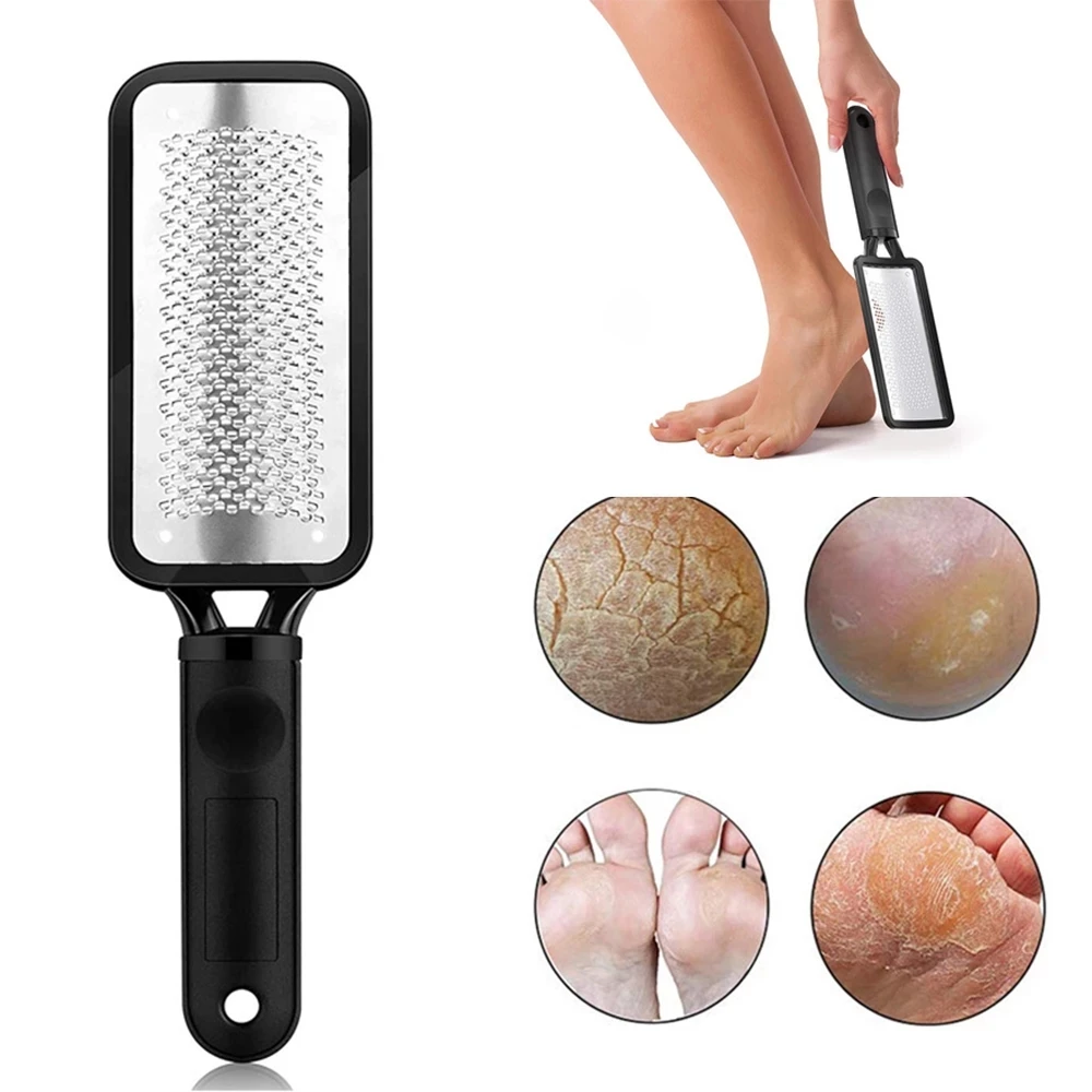 

1 Pcs Reusable Stainless Rasp File Foot Care Hard Callus Remover Exfoliating Grater Foot Care Pedicure Easy Clean Pedicure Tools