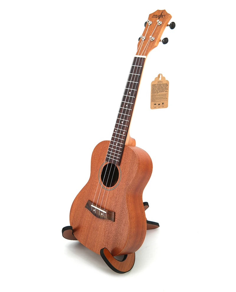 Ukelele eléctrico de concierto de 23 pulgadas, Mini Guitarra Hawaiana de 4 cuerdas, cuerpo de Espina de pez, con pastilla EQ Uke, el mejor regalo