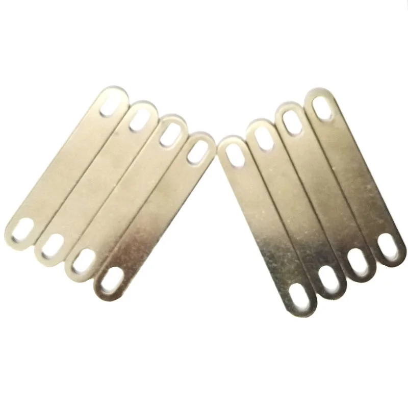 Schede contatti batteria al litio spessore 2mm 6*12mm dimensione foro 68mm passo cella batteria collegamento connettore sbarra