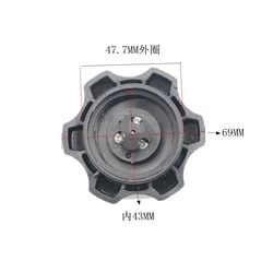 For YAMAHA PW50 50PY Dirt Bike  Fuel Caps Motorcycle Fuel Tank Petrol Gas Cap Tank Plastic Covers