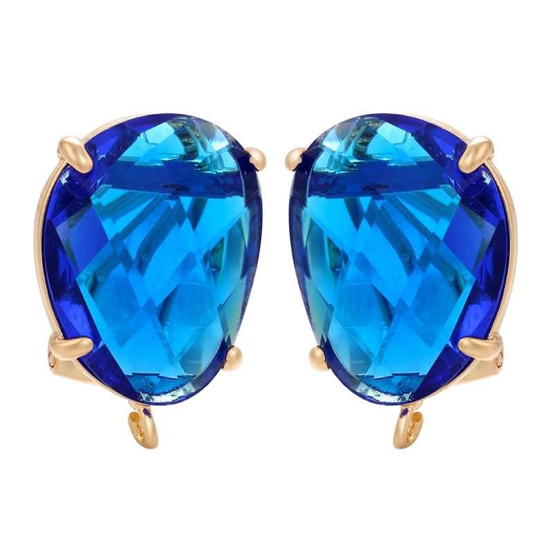 Women's Crystal Cobblestone Stud Earrings, Luxurious Design