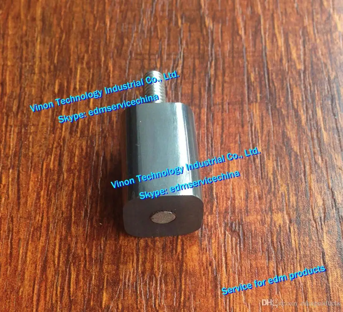 

(2pcs) EDM Power Feed Contact 424.934, 12x12x30 M4, A011 Current supply lower 424.934.8, 23.06.226 for AGIE AC series edm spare