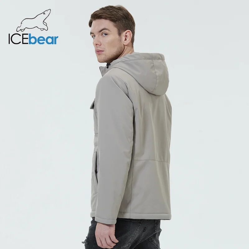 ICEbear 2023 New Men\'s Jackets High Quality Men\'s Jackets Hooded Men\'s Short Spring Clothing MWC22782I