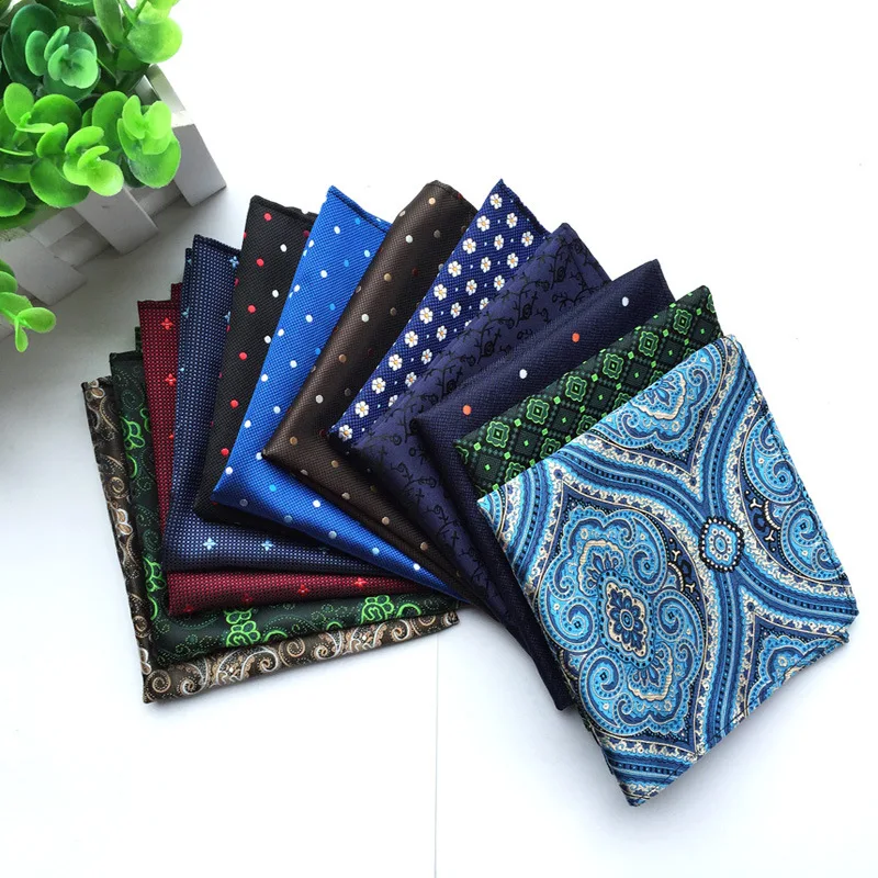 

New Design Men Pocket Square Polyester silk Material Stylish Suit for for Business Party