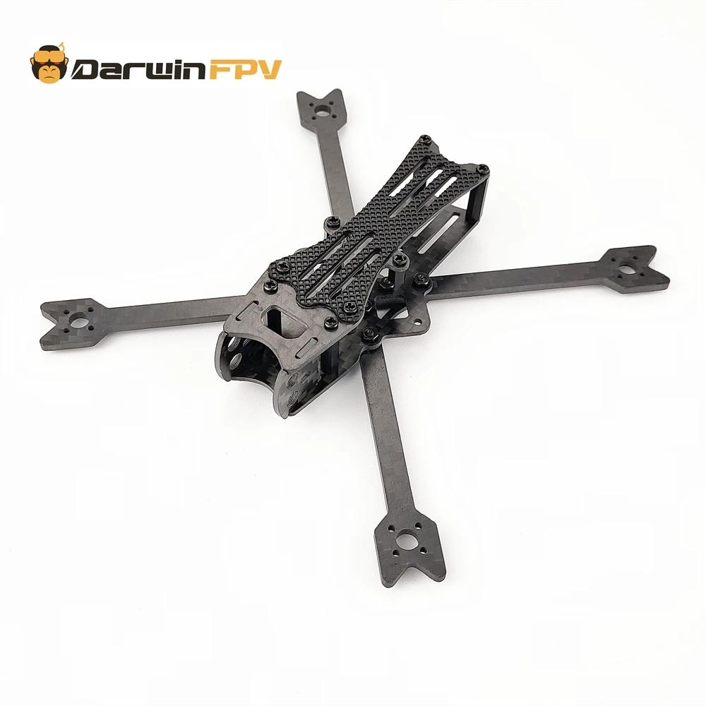 DarwinFPV-Baby Ape Racing Drone, Quadcopter entre eixos, Carbon Fiber Frame Kit, 25.5x25.5, FC ESC, FPV, 3 ", 142mm