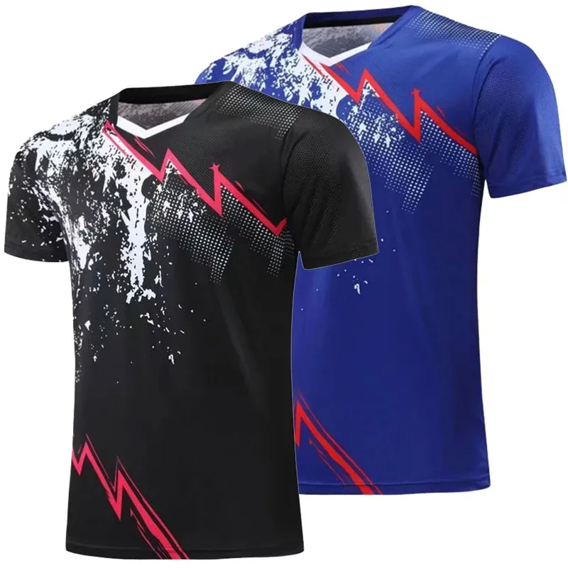 Lin Dan Men's Quick-Dry Badminton/Tennis Tee – Black/Yellow, Short Sleeve, Polyester