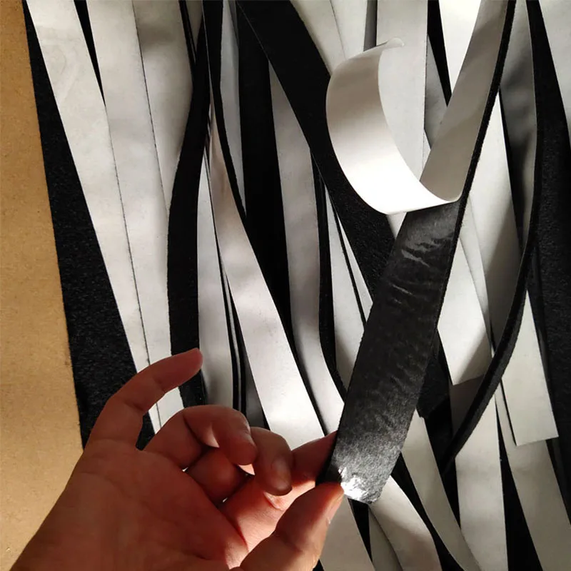 Carbon Fiber Felt Strip BBQ Barbecue Sealing Strip Black High Temperature Fireproof Insulation Barbecue Sealing Strip
