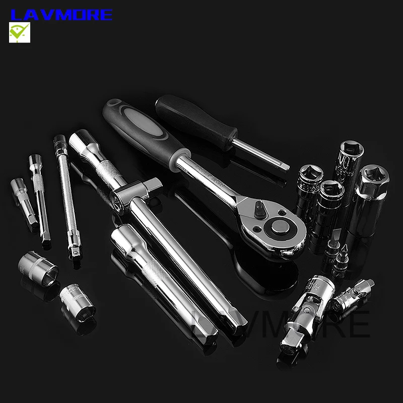 94pcs socket wrench spanner mechanical tool kit 1/2 1/4 inch belt/housing