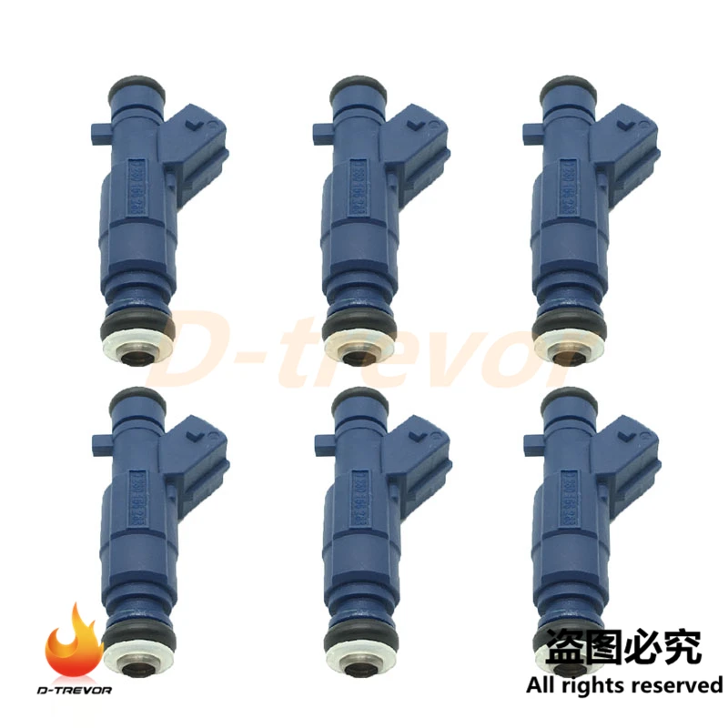 6PCS OEM 0280156263 Fuel Injector Nozzle for Chery elegant 473 BYD Geely Panda Hatchback 1.0