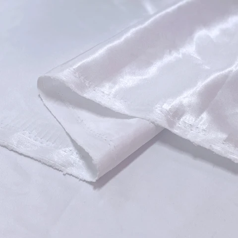 3/5/10 м шелковистая атласная ткань на метр, высокая плотность, зеленая ткань для пошива платьев, рубашек, свадебных подкладок, черный, синий, красный, белый зеленая атласная ткань купить - №9