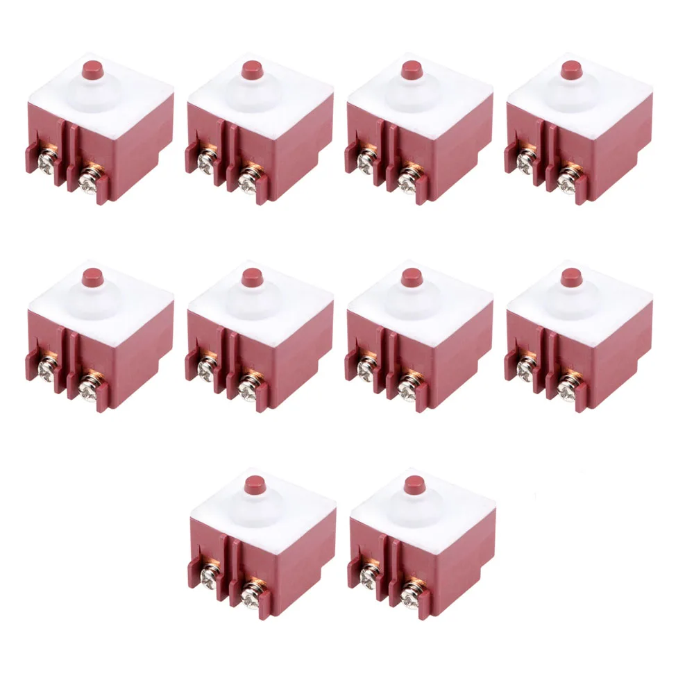 

Trigger Switch for 6-100 Angle Grinder Tool Power Speed Control Push Button Switch 10pcs
