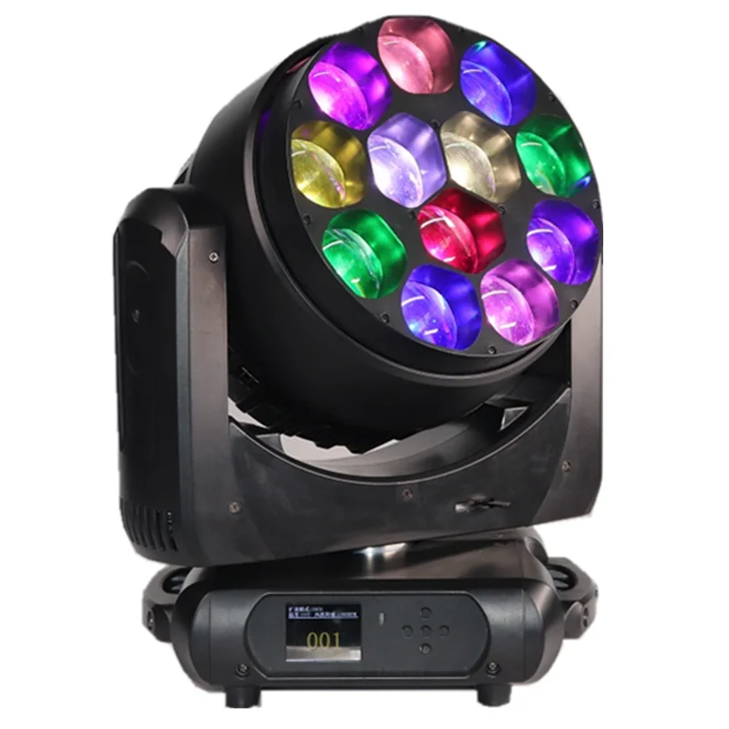 Professional stage light 12x40w RGBW Zoom Wash LED Moving Head beam sharpy pro moving head lighting dj disco effect lighting