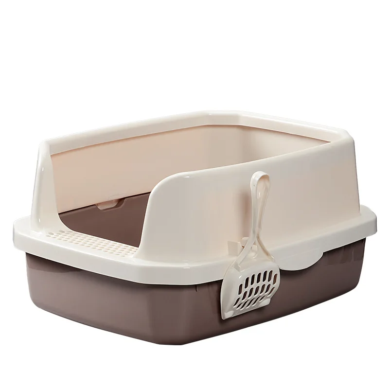 Semi-closed basin of cat litter clean without peculiar smell pine smelly cat sand basin easy clean pet cleaning supplies