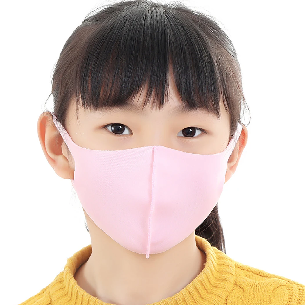 Mouth Mask For 6-13 Years Kids Children Anti Pollution Mask PM2.5 Air Dust Face Masks Washable and Reusable Mouth Cover