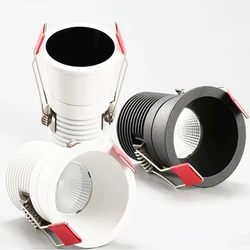 2026 NEW style Dimmable COB LED Downlights 7W 10W LED Ceiling Lamp Spot lights AC85~265V Background Lamps Indoor Lighting