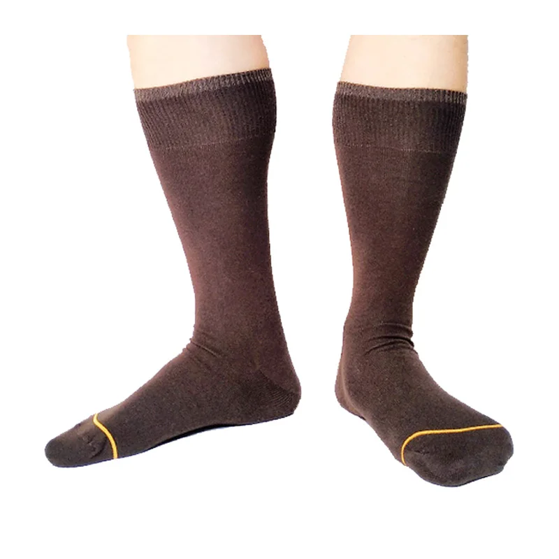 

Brand Mens Cotton Socks Stockings Sexy Coffee Solid Male Formal High Quality Gentlemen Winter Sox for Leather Shoes