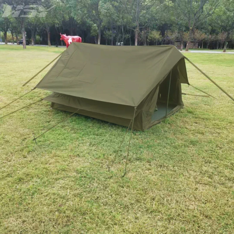 Imagem -04 - Barraca Retrô para Acampamento ao ar Livre Tecido Oxford à Prova de Chuva e Dirigir para Pessoas