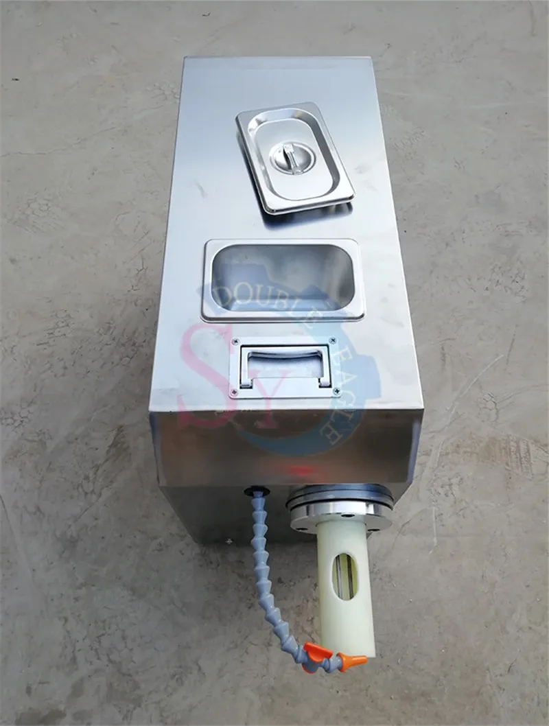 ประสิทธิภาพสูงเชิงพาณิชย์สแตนเลสสตีลกึ่งอัตโนมัติขนมขบเคี้ยวอาหาร BBQ Seitan String เบเกอรี่ Gluten Forming Machine