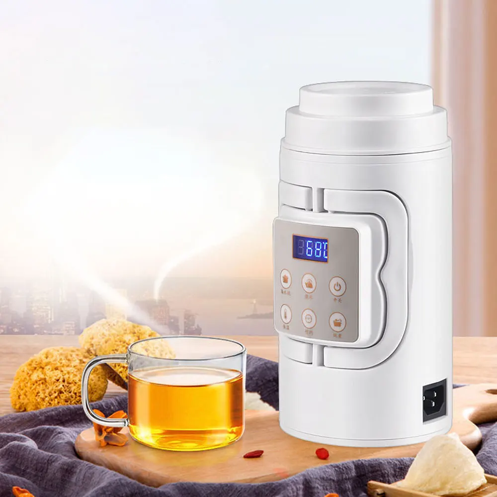 

Electric Kettles Water Bottle Portable Travel Thermos Mug Milk Boiling Cup Smart Teapot Thermostat Hot Water Stew Soup Cup