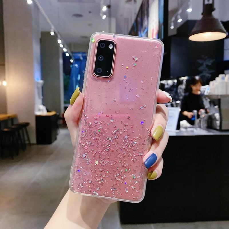 luxury Glitter Bling Sky Soft Crystal Case For Realme 8i 8 Pro 9 9i 5G C21Y C25Y C35 OPPO A16 A16S A54S A96 A 16 S Phone Cover