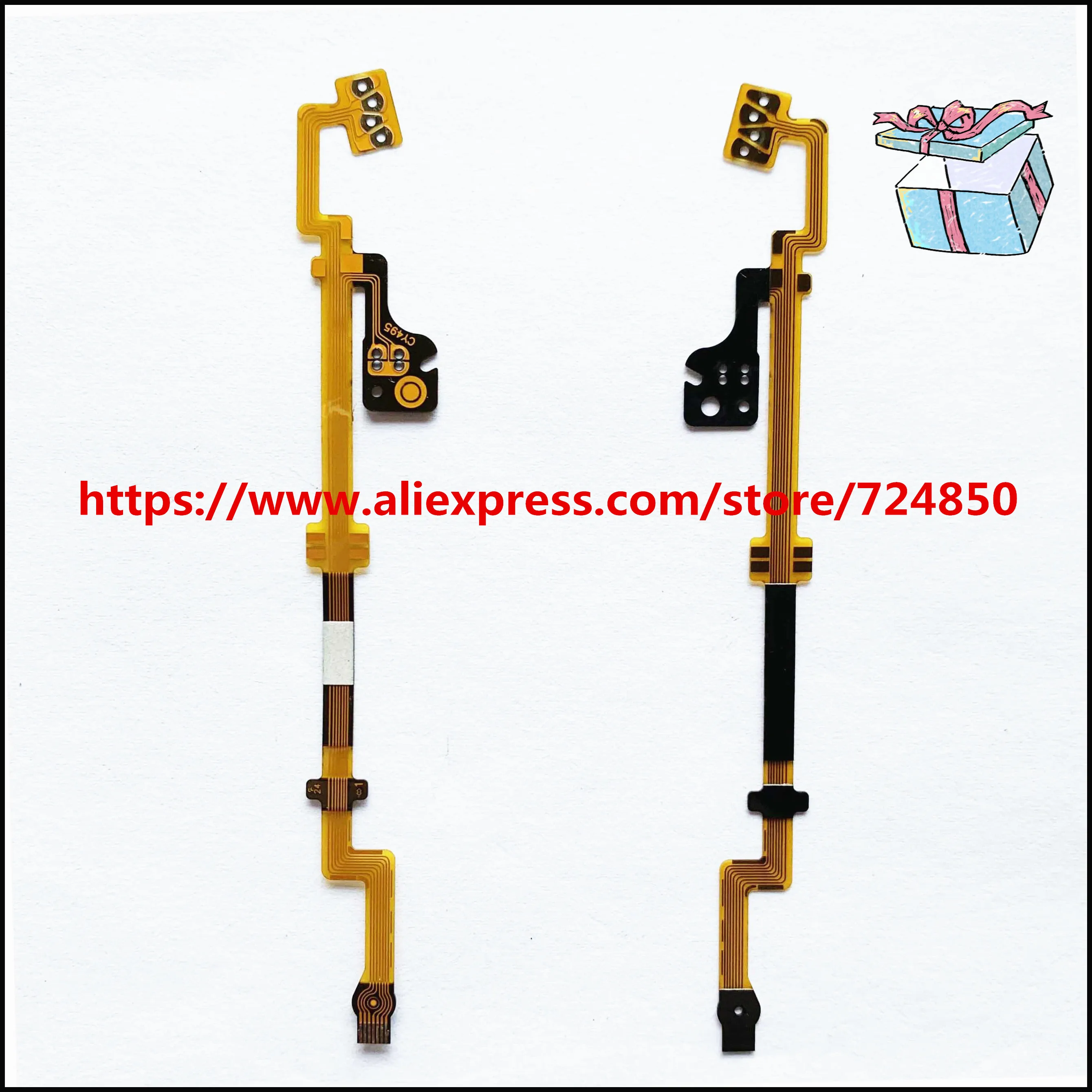 Nuevo Cable flexible de enfoque de lente para Canon EF-M 55-200mm 55-200mm f/4,5-6,3 IS STM pieza de reparación con Sensor