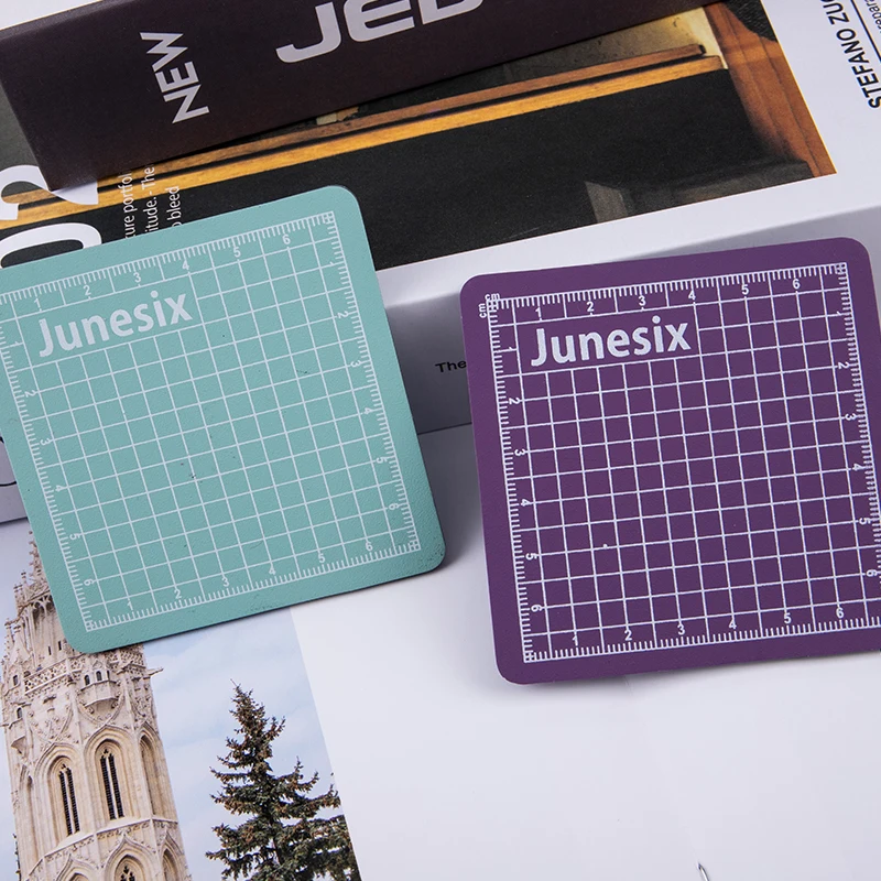 1 Pcs Mini Cutting Pad Handmade Model 8x8cm Hand Account Cutting Paper Pad Engraving Pad Art Supplies Stationery School Supplies