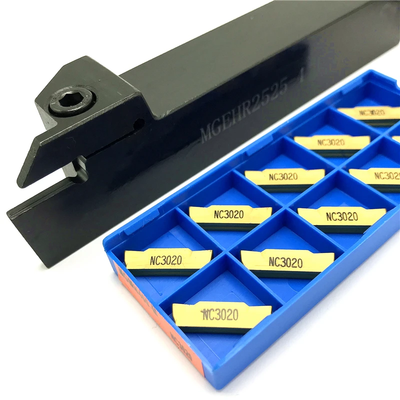 Grooving Tool Holder Mais Carbide Grooving Inserções Mgehr1010 Mgehr1212 Mgehr1616 Mgehr2023 Mgehr2525 Mgmn150 Mgmn200 Mgmn300 Mgmn400