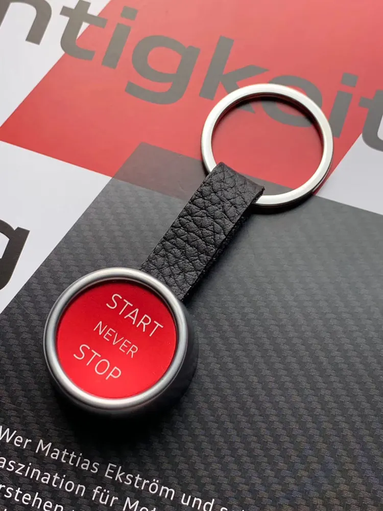 

For Audi START switch LOGO key chain